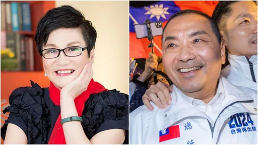 張小燕藍帽藍髮表態！釣出侯友宜親回　這點是「國家領導人首要責任」