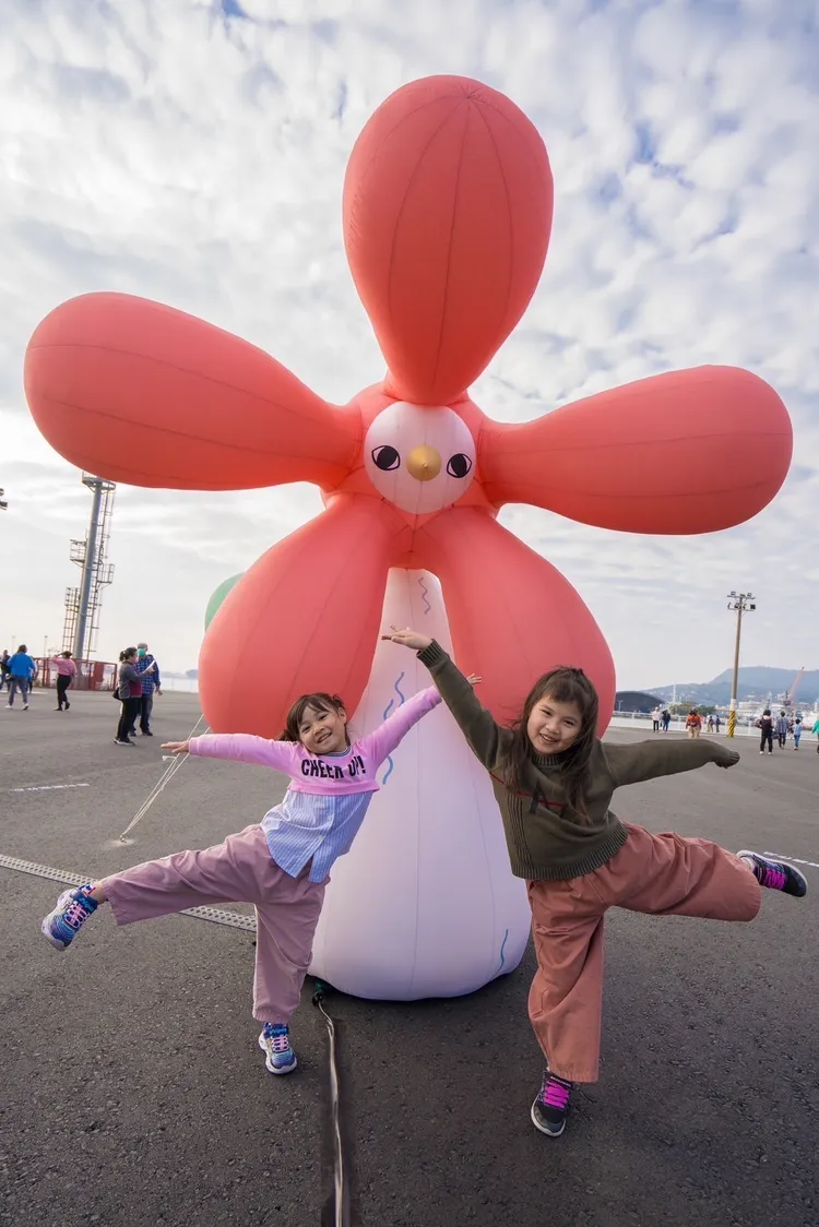療癒森林作品「孵蛋花」。觀光局提供