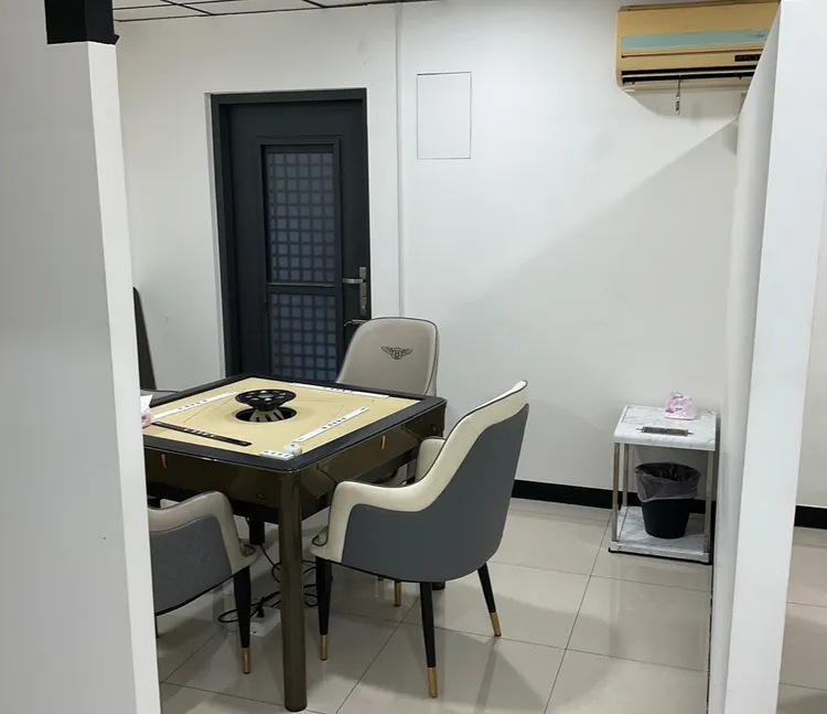 違規麻將館。建管處提供