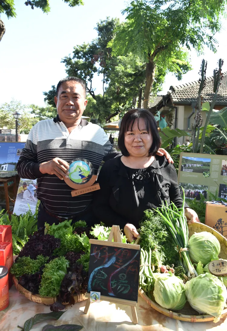 恆春半島友善耕作小農舉辦一日快閃市集。屏東大學提供