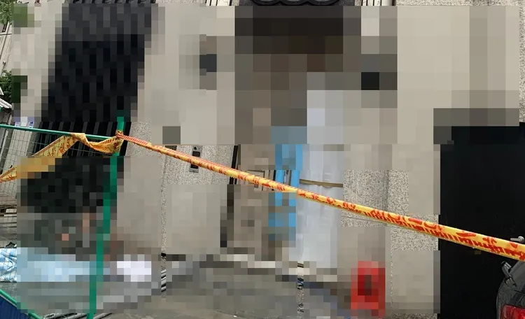 內湖這處剛完工的建案，傳出2裝潢工意外死亡。翻攝畫面