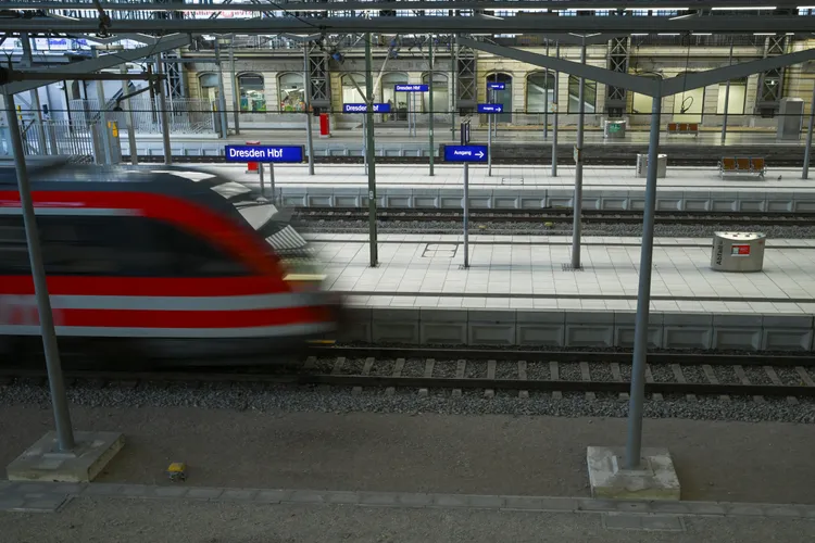 德勒斯登火車站。路透社
