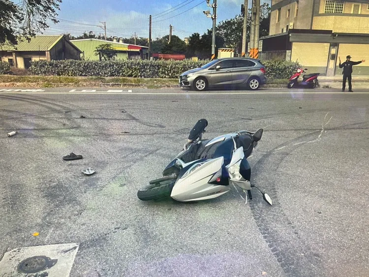 羅姓婦人的機車。民眾提供