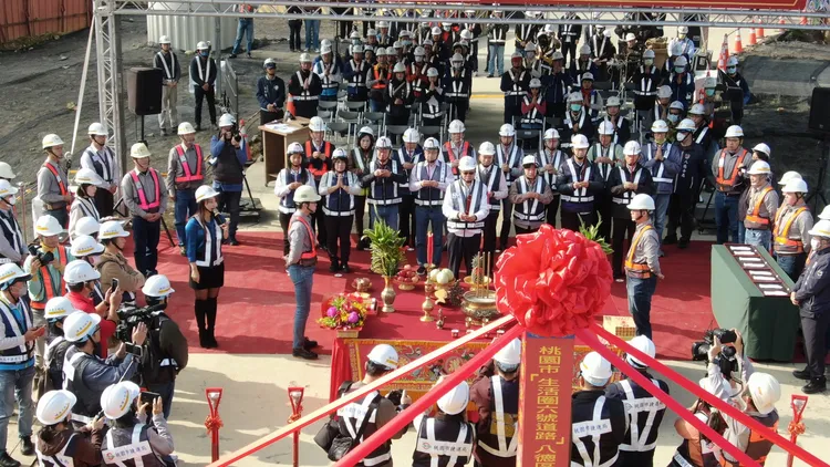 八德生活圈六號道路今開工。桃園市府提供