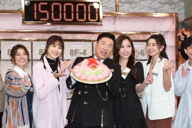 《全民星攻略》錄製1000集遇上曾國城56歲生日。攝影中心攝