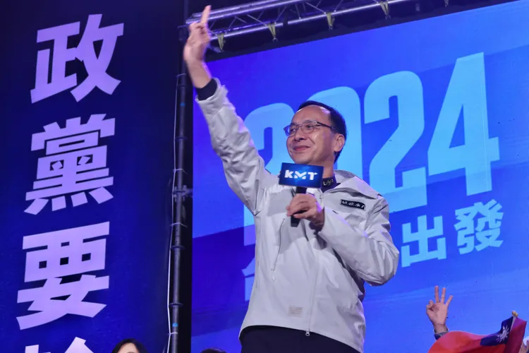 朱立倫喊話給改革的國民黨機會。林林攝