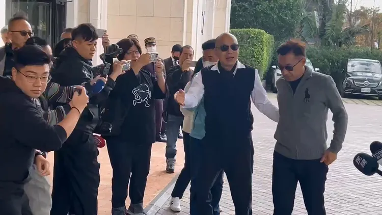 韓國瑜、江啟臣「韓江配」，今天中午與台中立委餐敘，爭取支持。鮮明攝