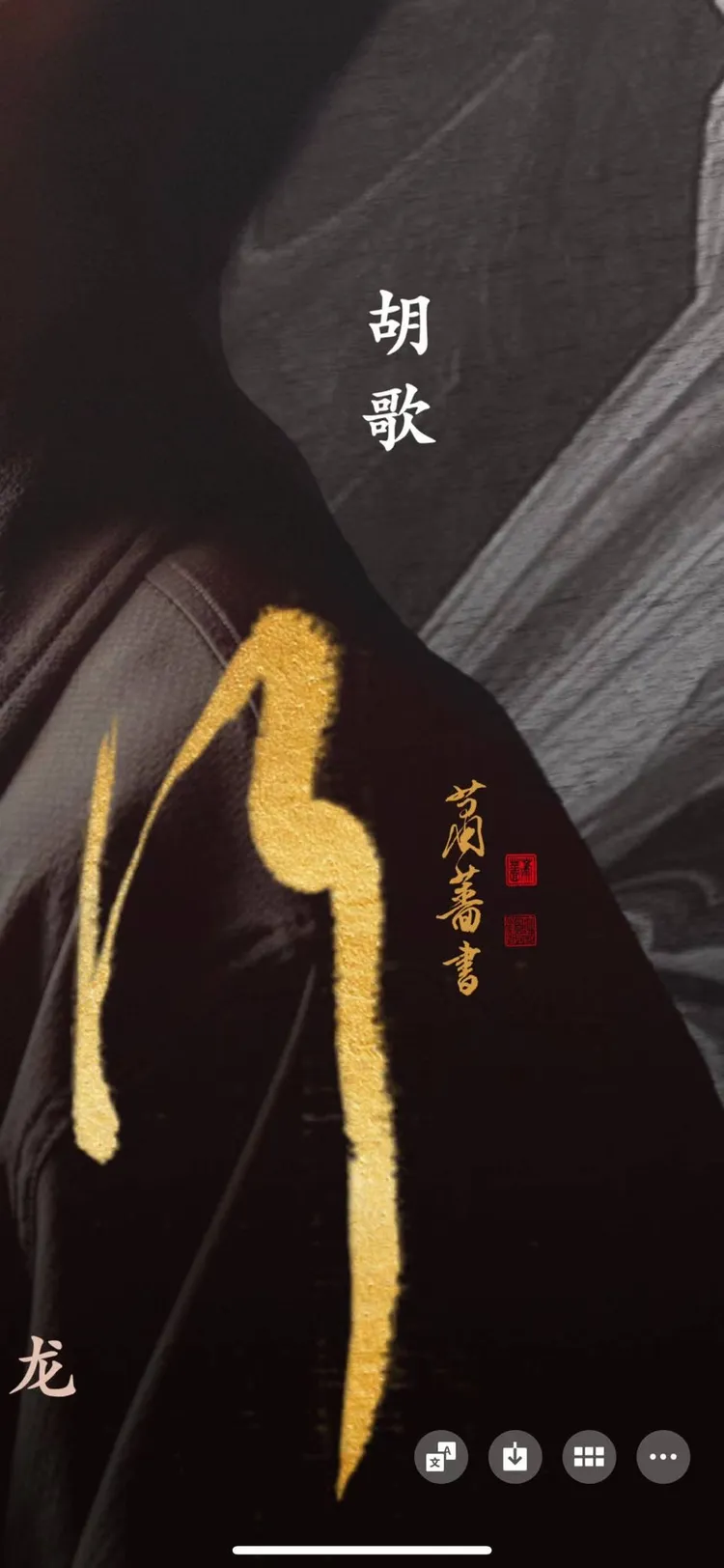 胡歌和蕭薔另類合體同框。珍世美學慈善基金會提供