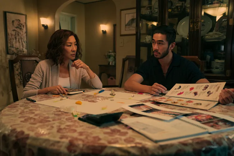 錢裕揚（右）提到與楊紫瓊合作像是做夢。Netflix提供