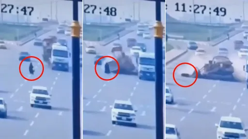 驚悚片｜拖板車急閃要婦人活　背上推土機不允「下車鏟死她」