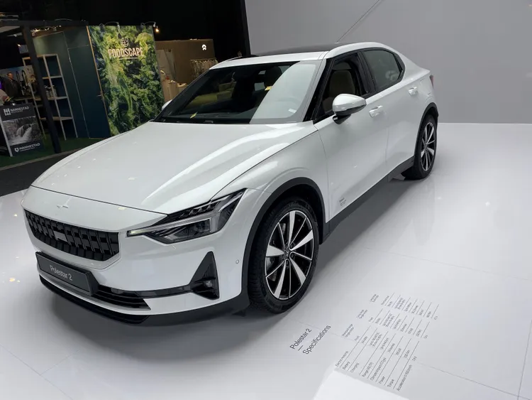 瑞典Polestar的電動車。路透社