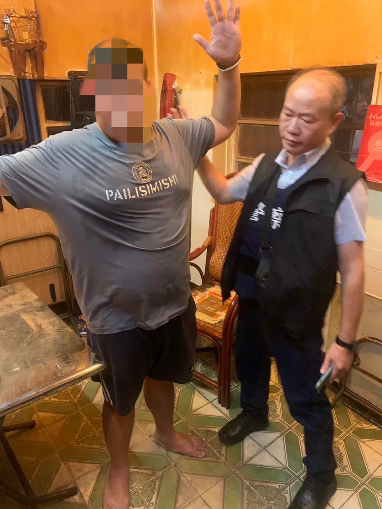 警方逮捕帶頭押走徐男的林姓男子。民眾提供