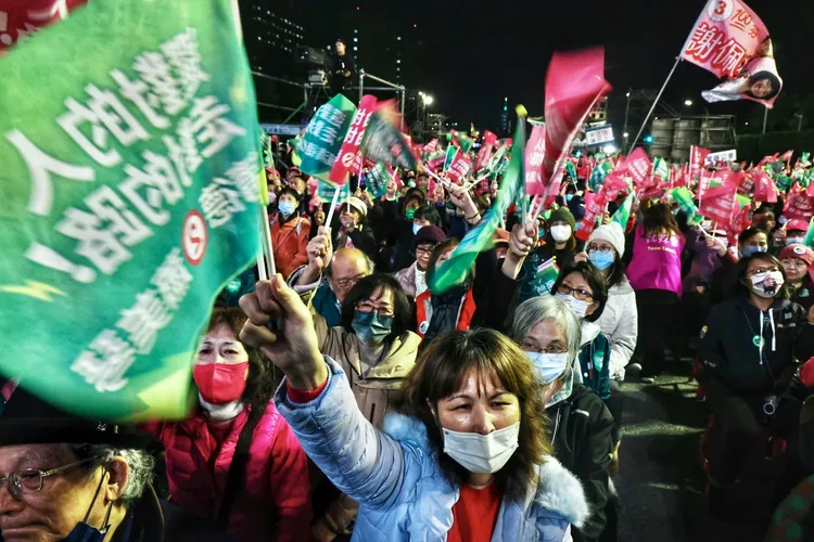 群眾十分熱情。林林攝