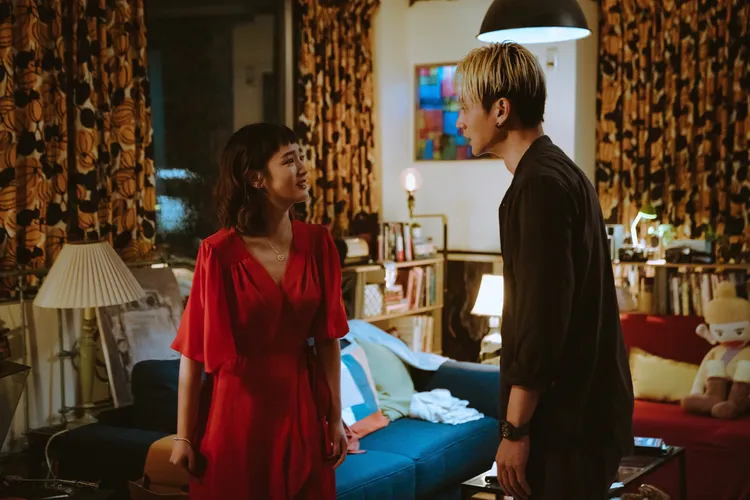 劇中與劉冠廷（右）偶有小爭執，王淨仍不斷鼓勵對方不要放棄夢想。八大提供