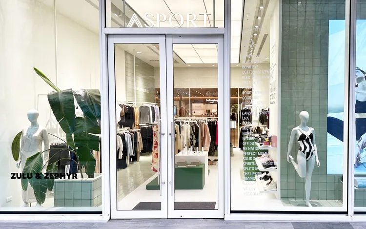 ASPORT NOKE忠泰店快閃櫥窗。品牌提供