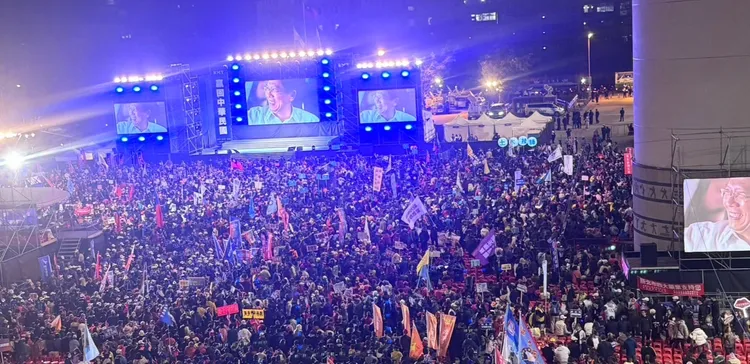 國民黨叫陣造勢人數將破15萬人。侯辦提供