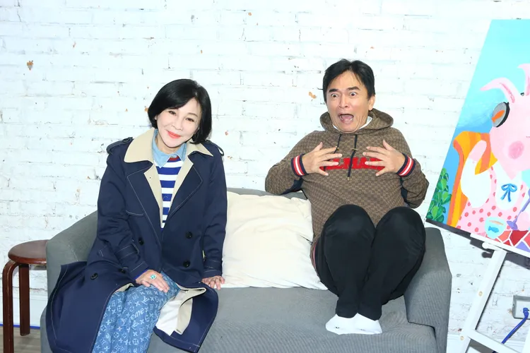 日本石川大地震，吳淡如（左）在金澤開燒肉餐廳受波及，右為吳宗憲。攝影中心攝