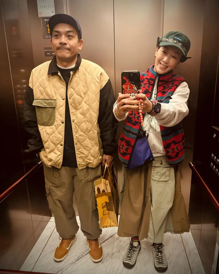 史丹利與老婆GiGi感情甚篤。翻攝自GiGi臉書