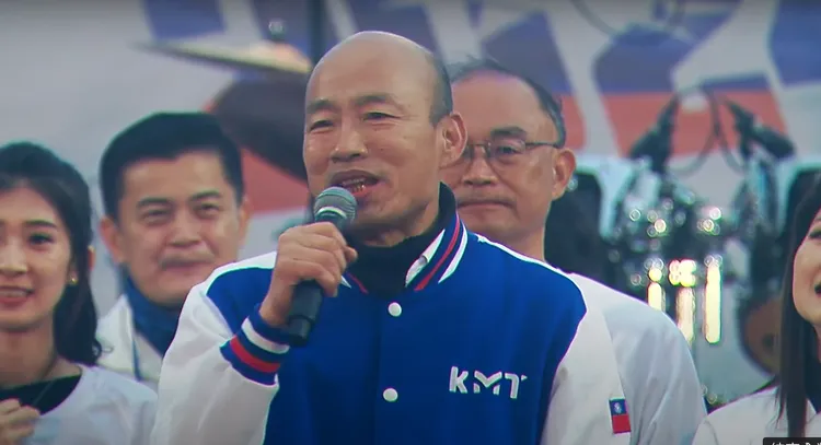 高雄前市長韓國瑜回歸高雄助講。侯辦提供