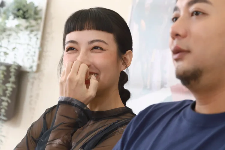 黃湘婷在片中是萬綠叢中一點紅。彭欣偉攝