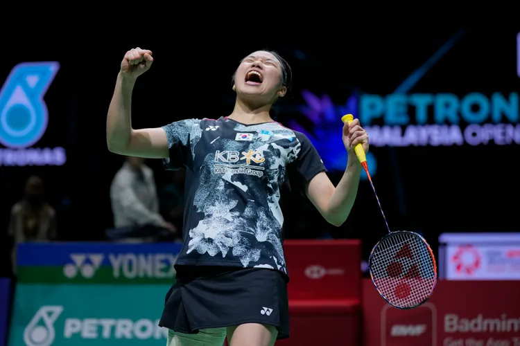 安洗瑩驚險擊敗戴資穎。   美聯社