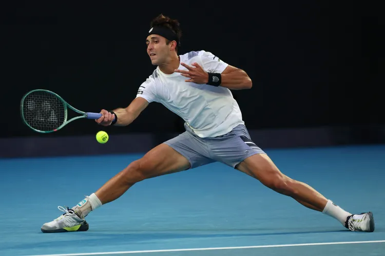 阿根廷好手艾切維利。美聯社