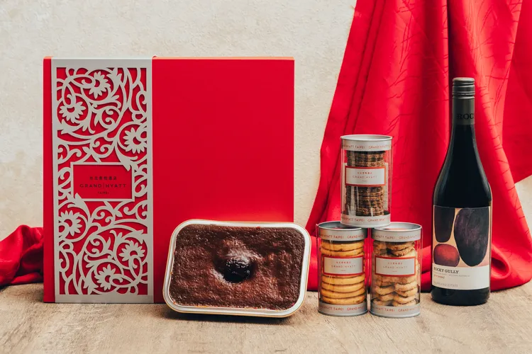 台北君悅新年贈禮銷售旺。業者提供