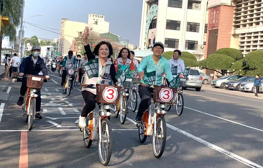 賴惠員騎鐵馬衝刺黃金周!遶行細數政績 力拚連任再爭建設