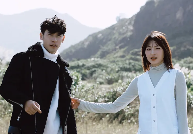 馮晨軒與王牧語在MV中飾演情侶。迷音工作室提供