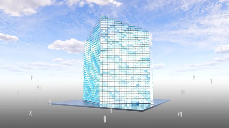 「∞立方」日間模擬圖。市府提供