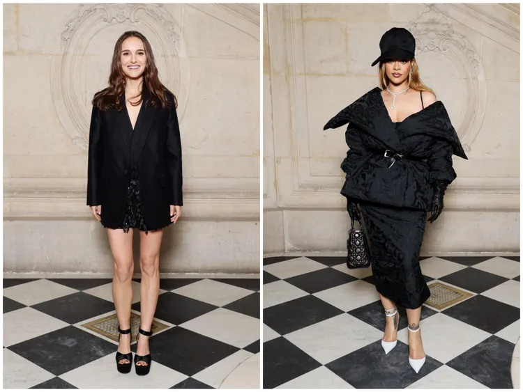 娜塔莉波曼（左圖）與蕾哈娜。品牌提供