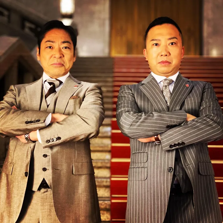 香川照之（左）與市川猿之助是堂兄弟，兩人都曾演出《半澤直樹》。翻攝市川猿之助IG