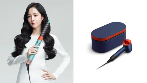 Dyson吹風機新色亮相! 普魯士藍托帕石拼色幫Jisoo添喜氣