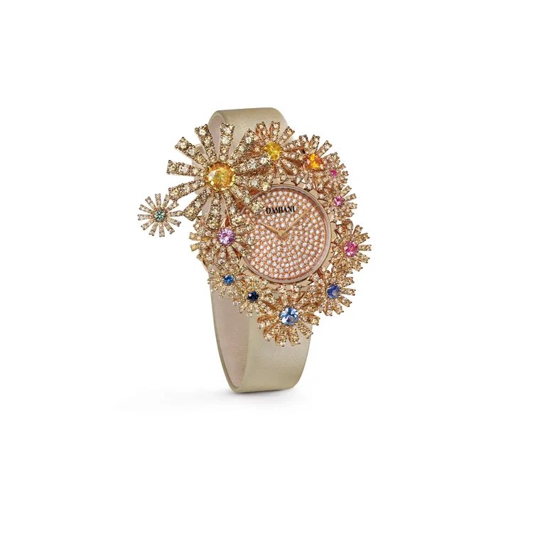 Masterpiece Margherita Secret Garden 18k玫瑰金高級訂製珠寶神祕錶，190萬元。品牌提供