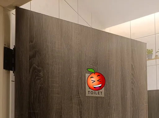 公共廁所上驚見這圖案 網友幽默讚:宇宙友善廁所