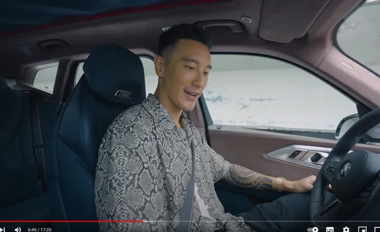 王陽明曾與友人試車引發爭議。翻攝自Empire Motor Club / EWC頻道