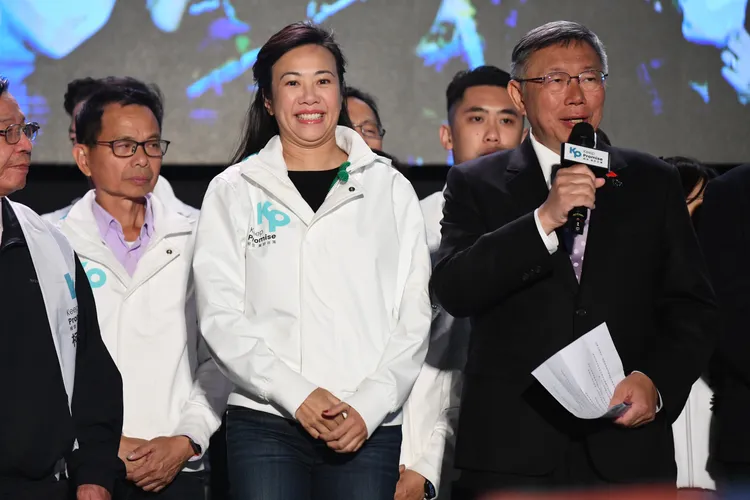 柯文哲昨宣布敗選。攝影中心