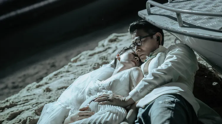 劉德華《潛行》婚禮變小島大戰。華映提供