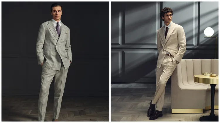 Brunello Cucinelli 2024秋冬男裝系列。品牌提供