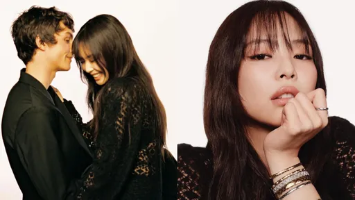 Jennie才自立门户就有「新动作」　轻搂帅气外国男笑成一朵花