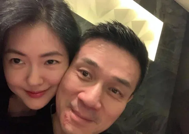 小S與老公許雅鈞。翻攝小S臉書