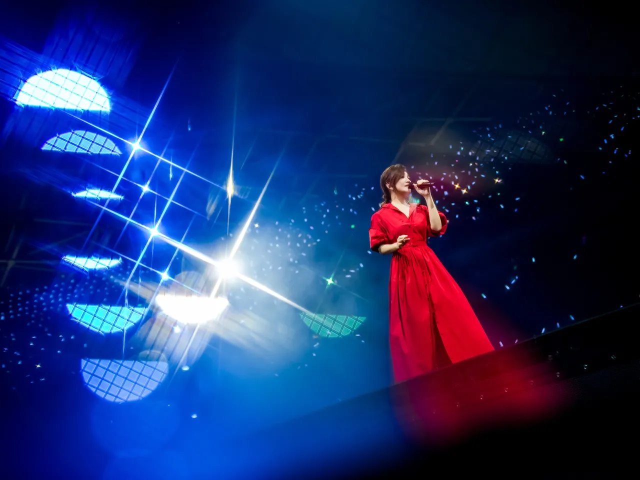 梁靜茹首度在跨年舉辦個唱。天熹娛樂提供