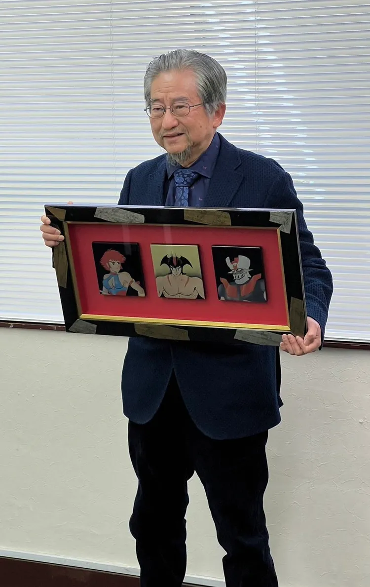 「無敵鐵金剛」作者永井豪。翻攝推特「無敵鐵金剛」作者永井豪。（圖取自twitter.com/Dynamicpro_info）