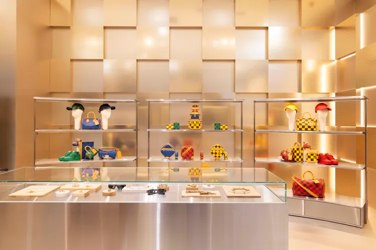 LV Pharrell Williams 2024春夏系列男裝快閃店。品牌提供