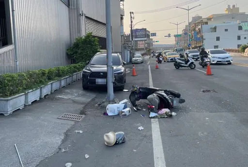 追撞前方女騎士卻逕自離開現場　警找上門竟瞎掰：是對方撞我的