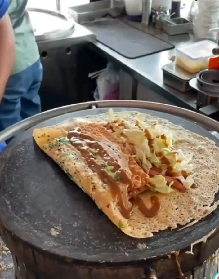 手工現煎份量大，非常有飽足感。TikTok@maysun_boy 提供