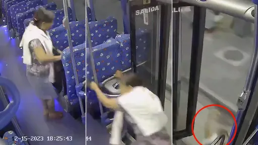 驚悚片|起步門沒關「女乘客甩車外重傷」 公車司機催油門逃了