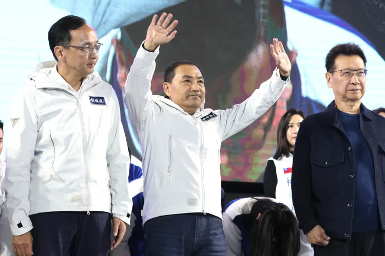 侯康配在新北失守，僅獲86萬餘票。彭欣偉攝