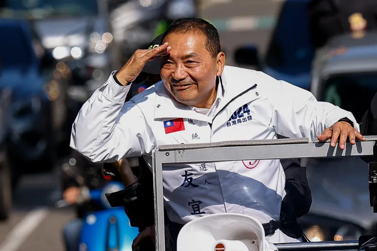 國民黨總統候選人侯友宜。路透社