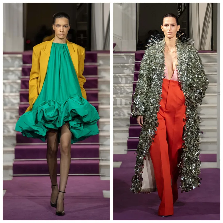 VALENTINO的2024春夏高級訂製服系列。品牌提供